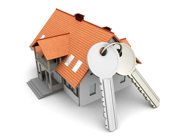 House and Keys — Stock Photo, Image
