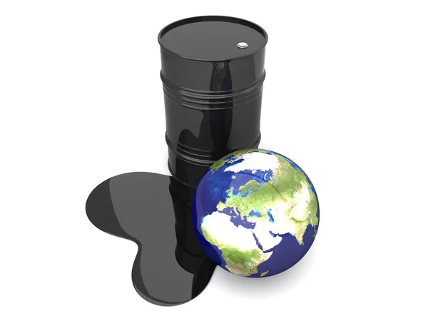 Desastre petrolífero - Europa — Fotografia de Stock