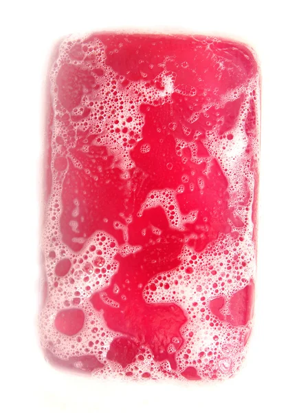 赤い石鹸 — ストック写真