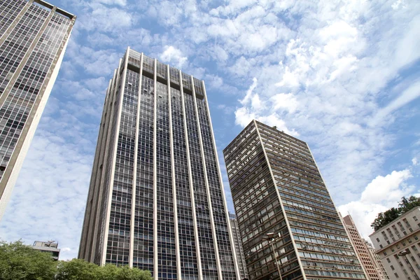 Bangunan di pusat kota Sao Paulo — Stok Foto