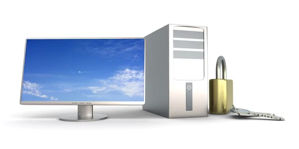 Bezpieczeństwo komputerowe — Zdjęcie stockowe