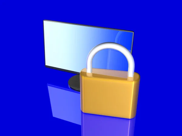 Secure Screen — Stock Photo, Image