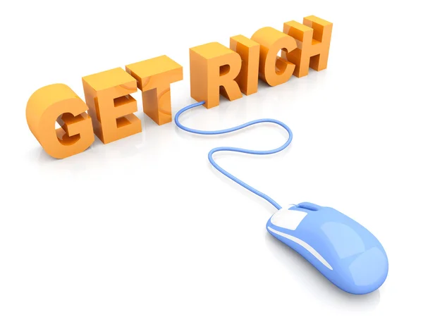 Ficar rico — Fotografia de Stock