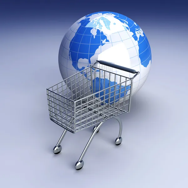 Global shopping — Stockfoto