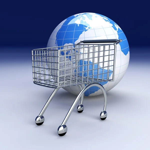 Shopping globale — Foto Stock
