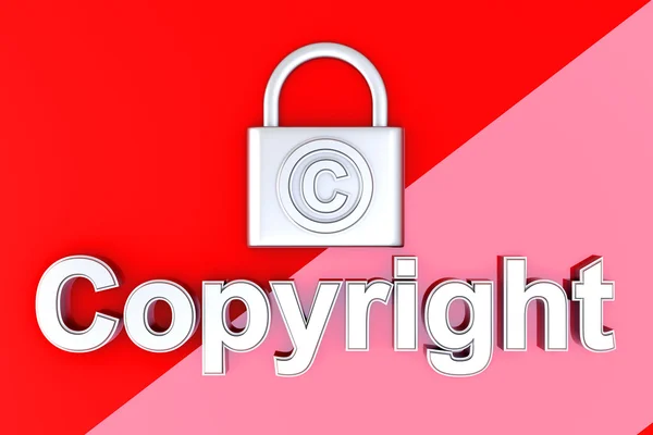 Protezione del copyright — Foto Stock