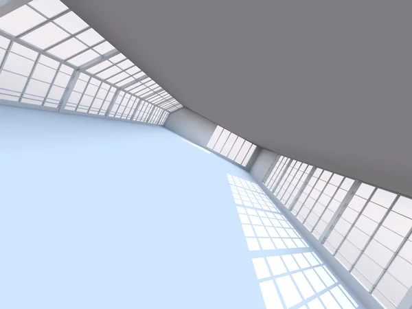 走廊的体系结构 — 图库照片