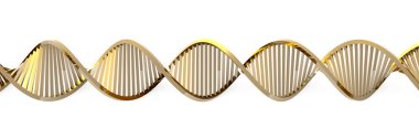Golden DNA clipart