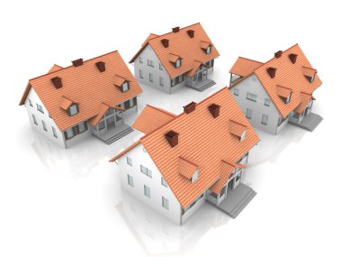 Four Houses clipart