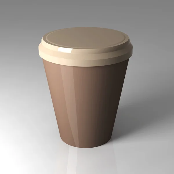 Disposable coffee cup — Stock Photo, Image