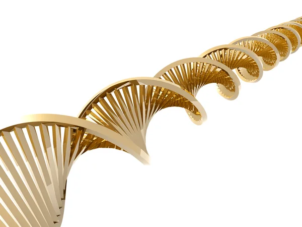 Золотая ДНК — стоковое фото