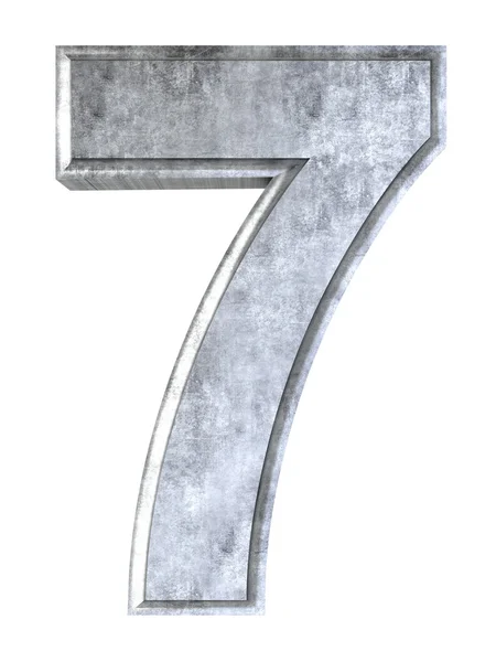 Numer 7 — Zdjęcie stockowe