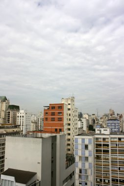 Smog over Sao Paulo clipart