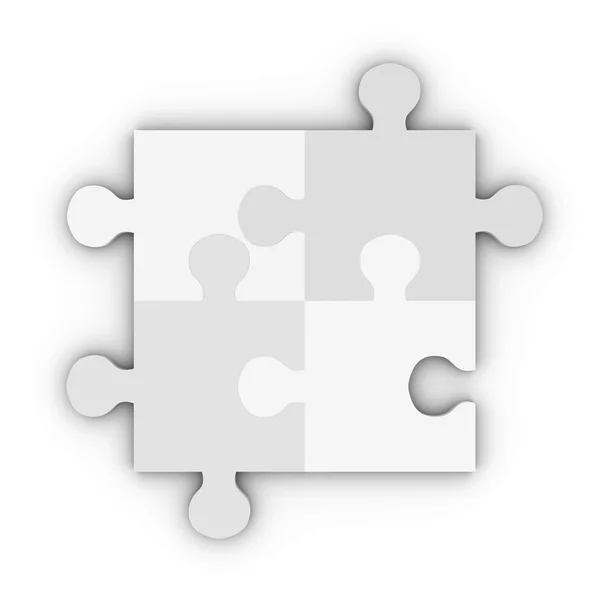 Puzzle-Lösung — Stockfoto