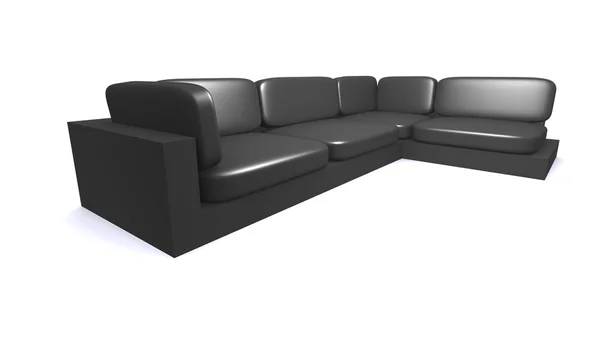 Black Sofa — Stock Photo, Image