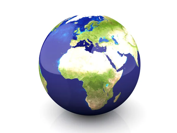 Глобус - Європа, Африка — стокове фото
