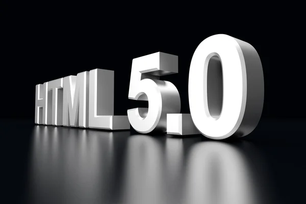 HTML 5.0 — стоковое фото