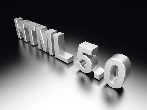 HTML 5,0 — стокове фото