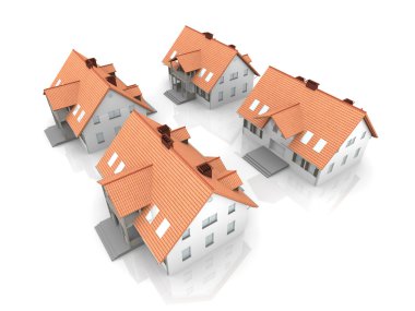 Four Houses clipart