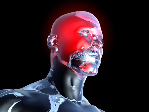 Dor de cabeça - Anatomia — Fotografia de Stock