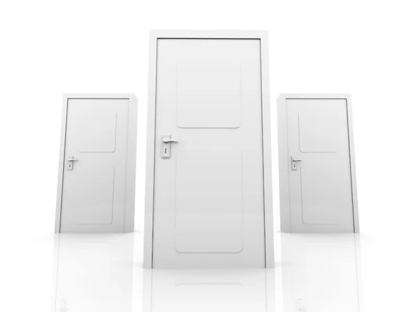 Tres puertas —  Fotos de Stock