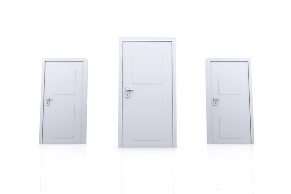 Drei Türen — Stockfoto