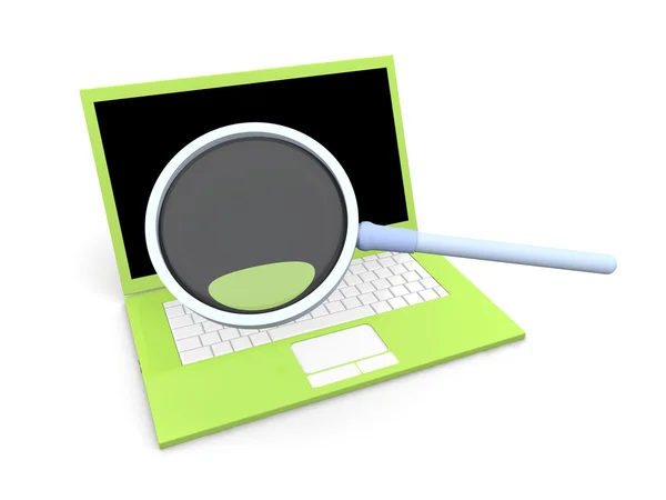 Laptop Check — Stock Photo, Image