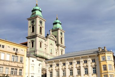 Historics building in Linz clipart