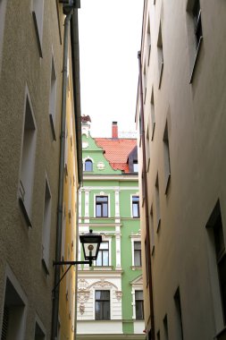 Downtown in Regensburg clipart