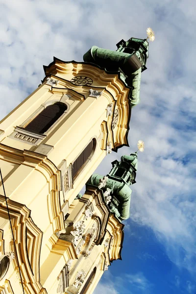 Torres de la Iglesia en Linz —  Fotos de Stock