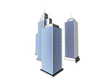 Skyscrapers clipart