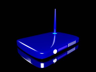 Wireless Network Router clipart