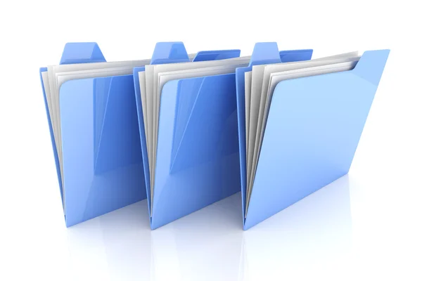 Three Folder — Stock Photo, Image