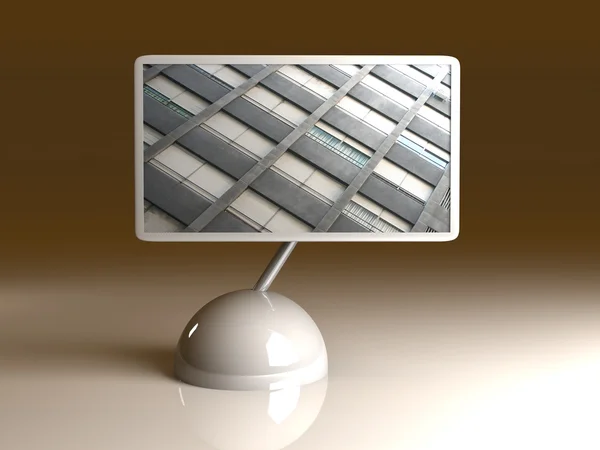 Design képernyő - montevideo épület — Stock Fotó