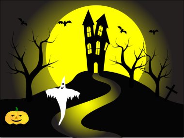 A halloween vector illustration clipart