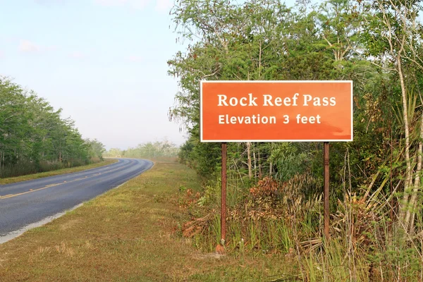 Rock rif pass — Stockfoto