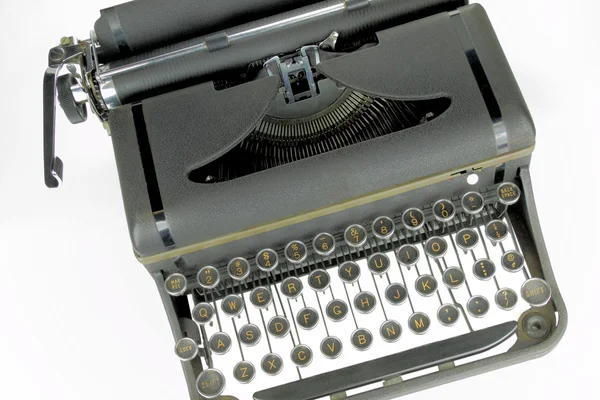 Régi typewriter felülnézet — Stock Fotó
