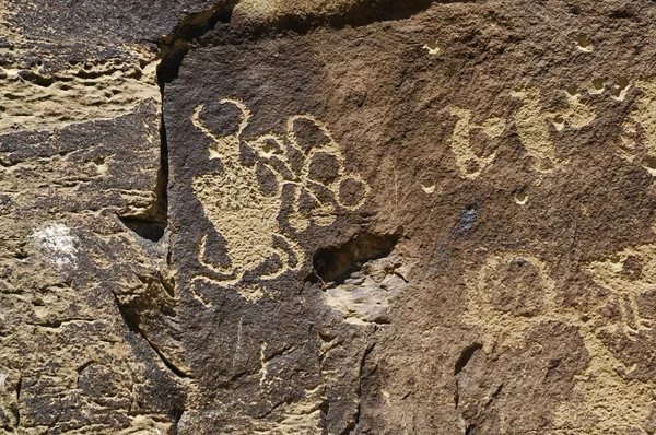 Petroglyphs kilenc mile Canyon, utah — Stock Fotó