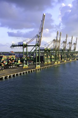 Port of Colon Panama clipart