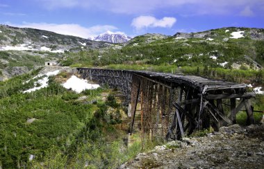 Old Train Trestle clipart