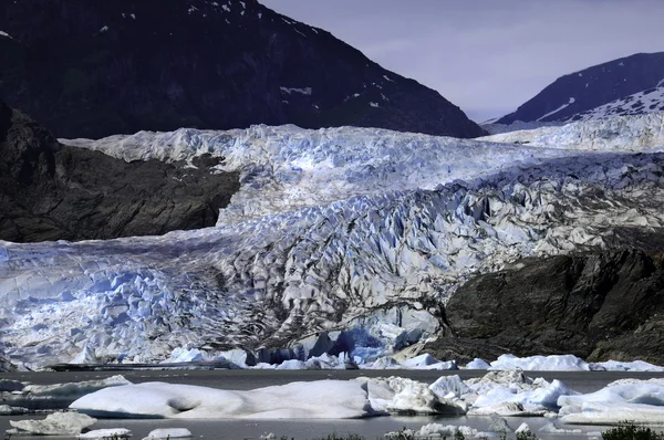 Менденхолл льодовик — стокове фото