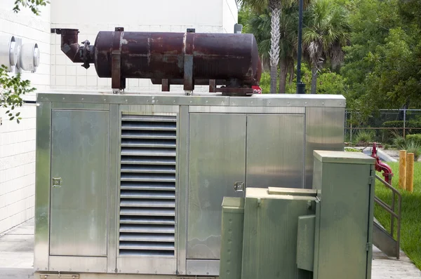 Diesel Generator Outdoors — Stock Photo, Image