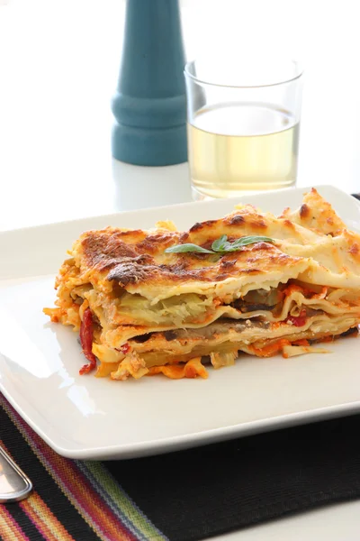 Vegetarian Lasagna — Stock Photo, Image