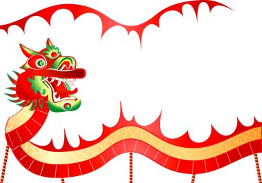 Chinese dragon vector