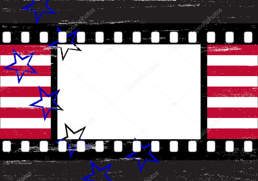 Grungy frame for Hollywood — Stock Vector © sahuad 6691184