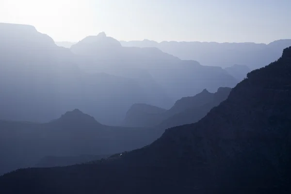 大峡谷景区早上图层 — 图库照片