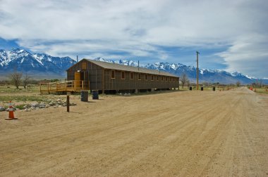 Manzanar barracks clipart