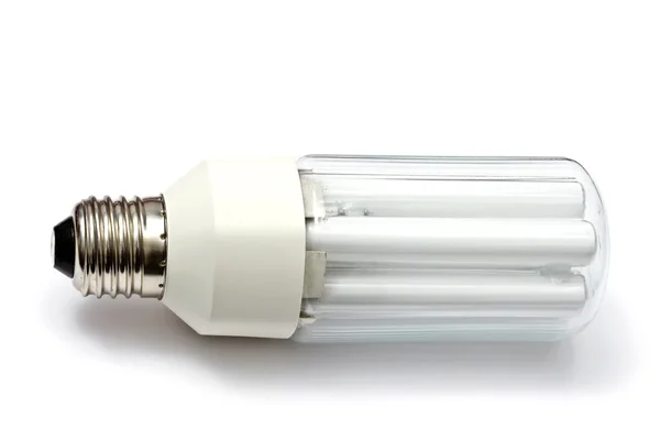 Glödlampa isolerad på vitt — Stockfoto