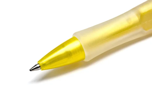 黄色のペンのクローズ アップ — ストック写真