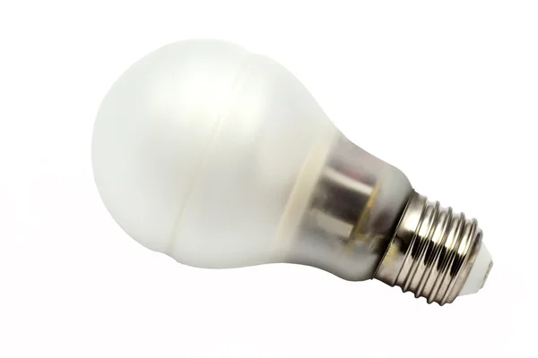 Glödlampa isolerad på vit bakgrund — Stockfoto